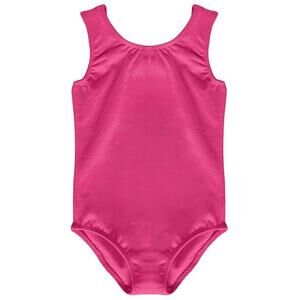 Dance Leotard Dancina Medium Child Hot Pink Ballet Jazz Tank Cotton Ballet Tap